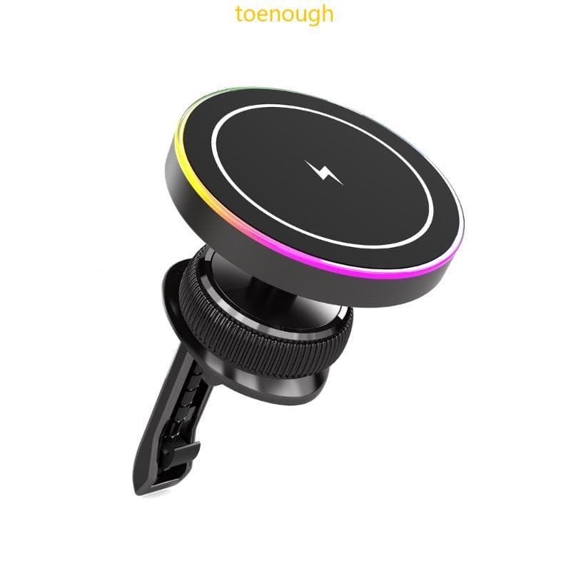 Suporte Telefone Aberturas Automáticas Toe Aperto Seguro Carregamento Rápido 15 W Para Carro