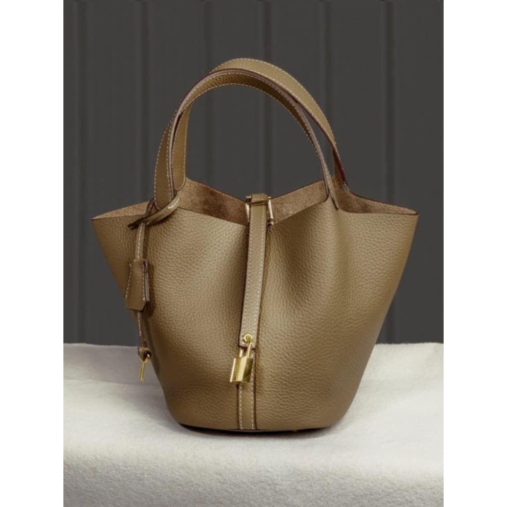 Cesta de vegetais saco feminino alta versão couro genuíno saco feminino high-End sentir primeira camada TOGO couro femin