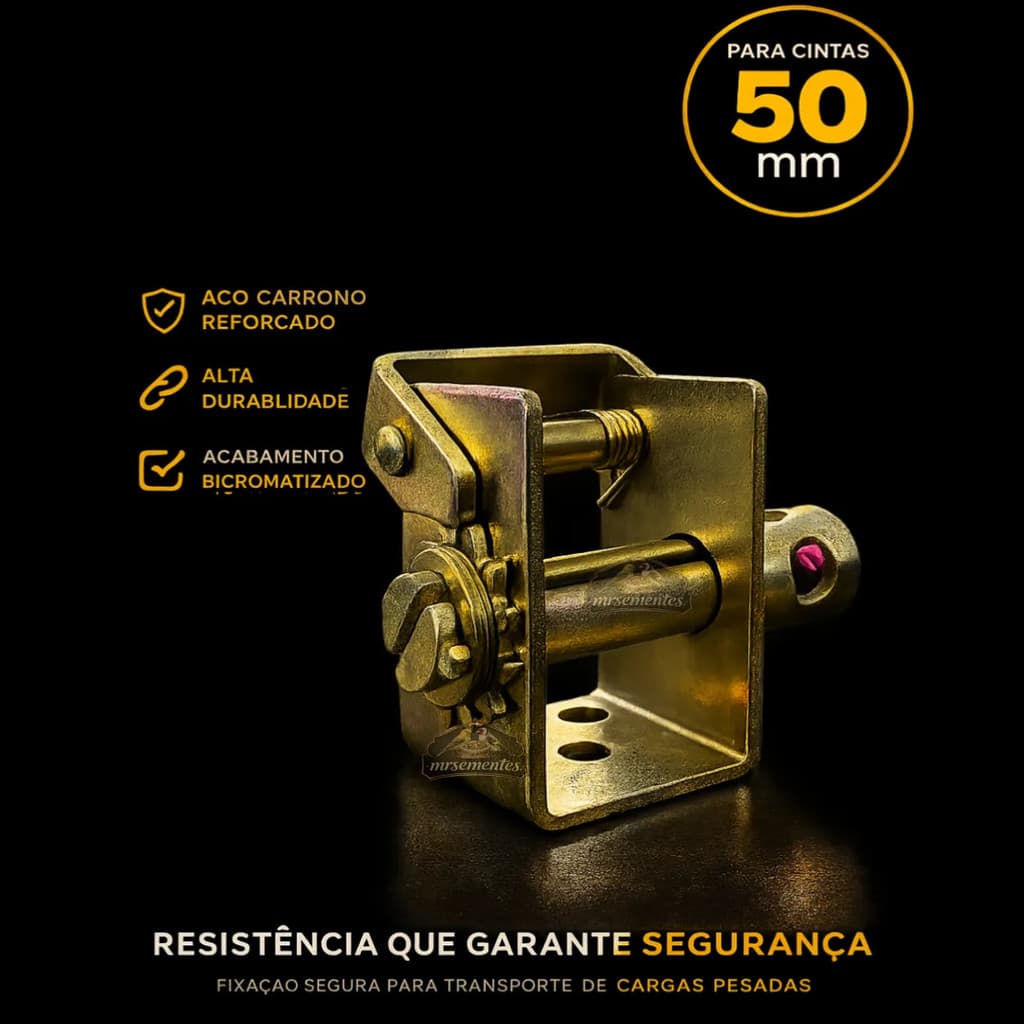 Catraca Fixa Sider 50mm 5 Toneladas Aço Reforçado Amarração