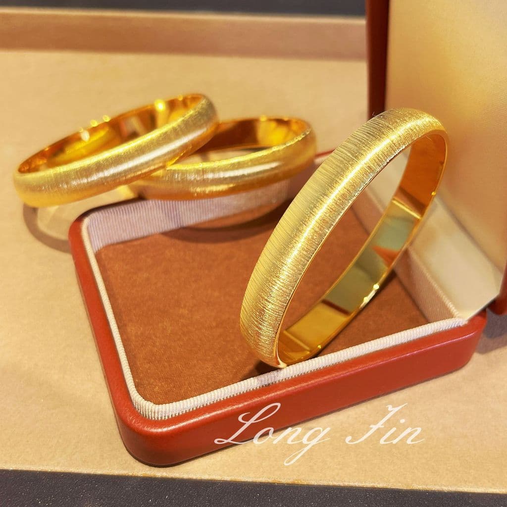 Novo estilo chinês indústria pesada círculo completo pulseira escovada à mão 10m de largura pulseira de pneu ouro Real g