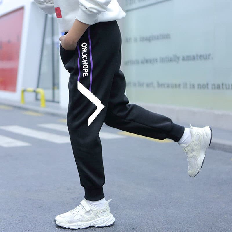 2023 calças esportivas infantis meninos calças outono estilo fino médio grande roupas infantis calças casuais calças até