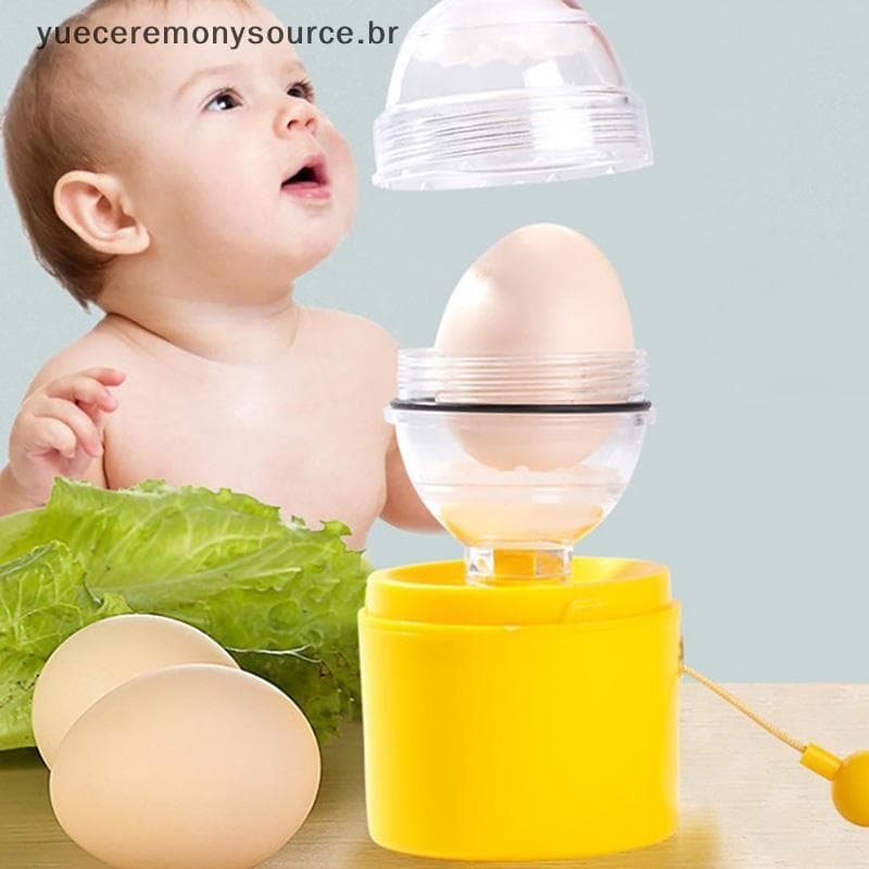 # yuece Egg Scrambler Hand Shaker Mixer Food Grade Silicone Gema White Mix Tool ,
