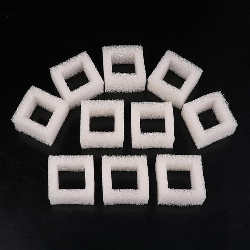 Uiu 10 Unidades De Filtros De Espuma Para Fonte De Água Gatos Compatíveis Com Dispensadores Quadrados Pré-Potável Fresca