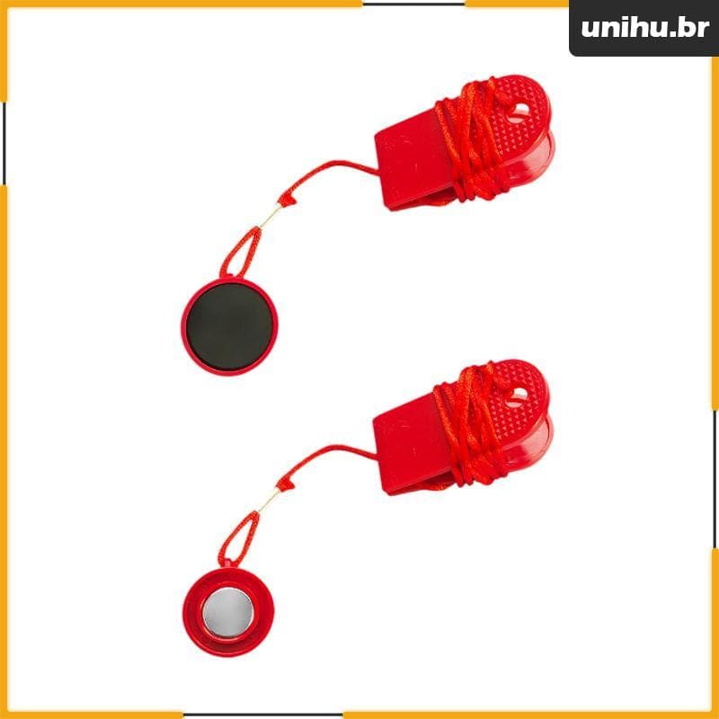 [Unihu] Chave Segura Para Esteira De Alta Compatibilidade Universal Magnet Clip Interruptor De Parada De Emergência Casa