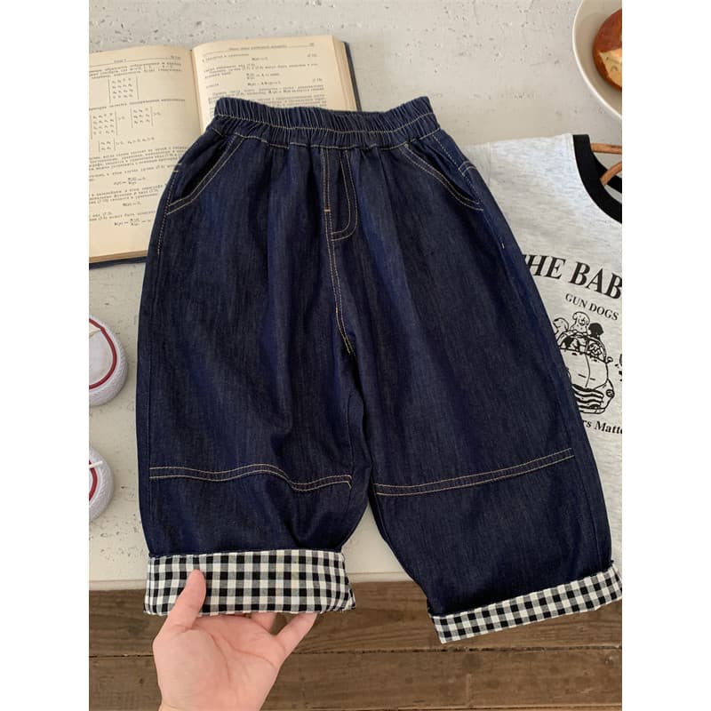 Meninos calças Mosquito verão estilo fino 2026 novo estilo crianças em linha reta solta Jeans bebê verão calças