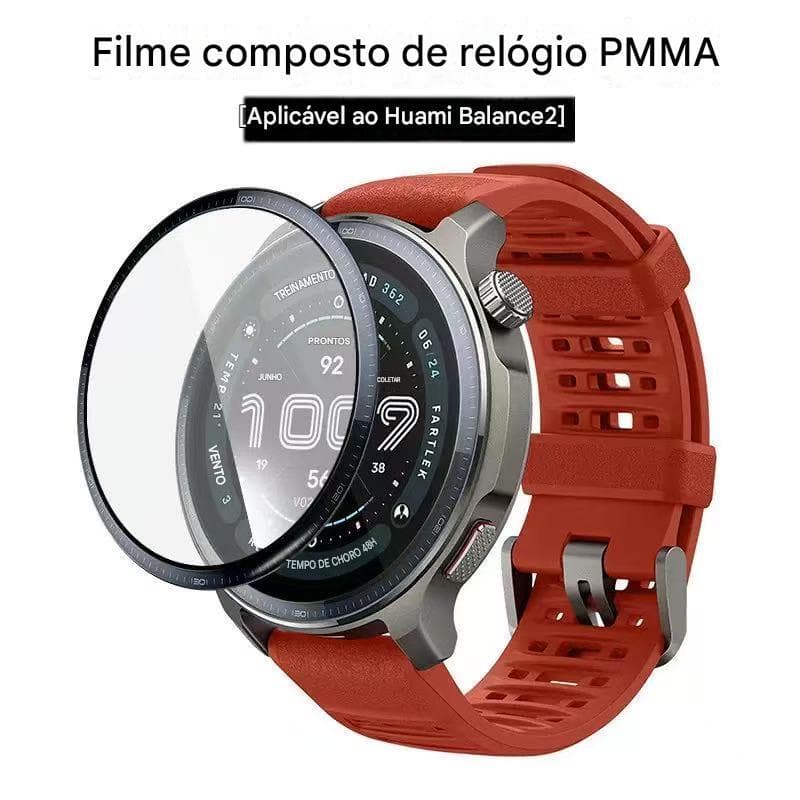 Película protetora de cerâmica para smartwatch Amazfit Balance 2