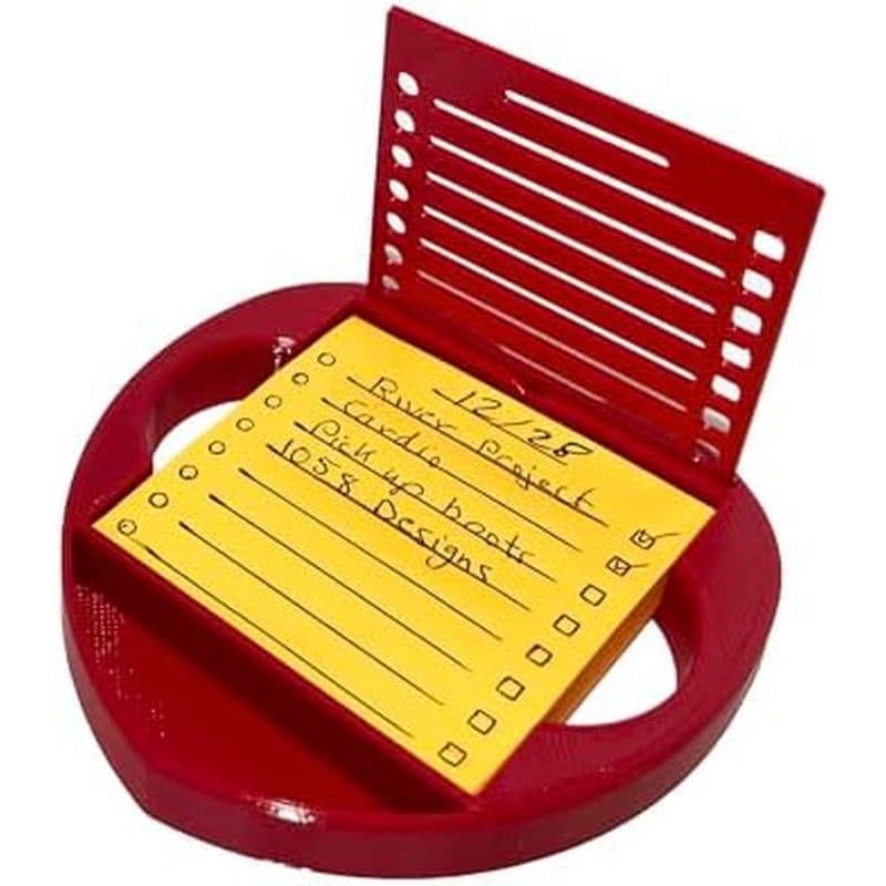 Porta-Notas Adesivas De Coração Com Estêncil Preto , Compatível Post-It Note , Organizador De Pós 3x3 Blocos Autoadesivo