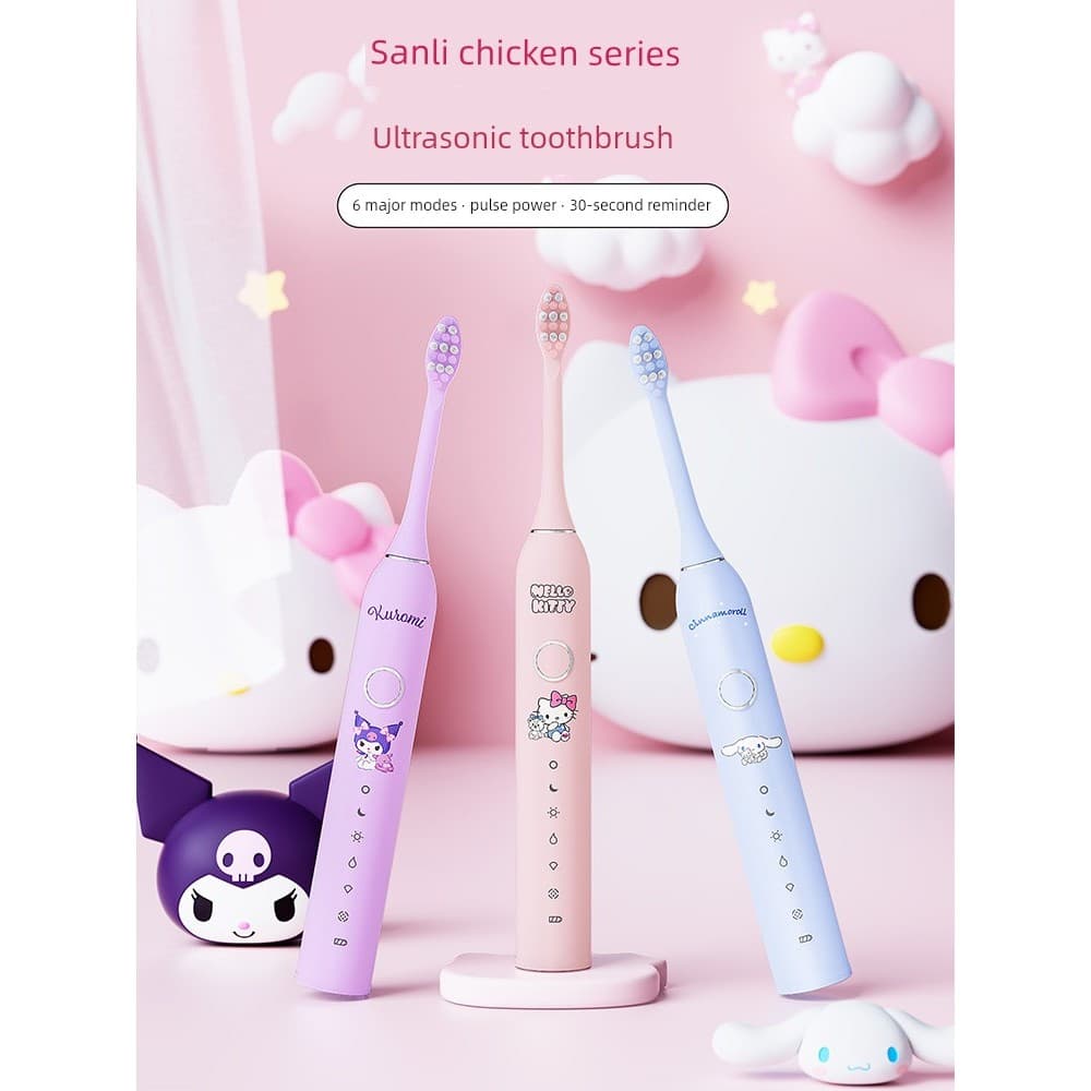 escova de dente elétrica escova de dente elétrica oral b escova de de dentes elétrica Hellokitty genuína,