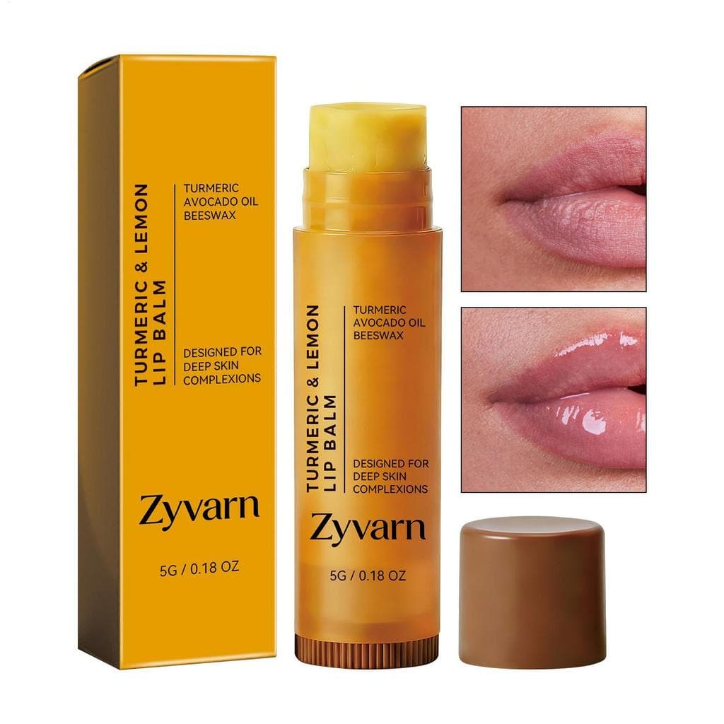 Limão Cúrcuma Nutritivo Bálsamo Labial Natural De Longa Duração Cuidados Com A Pele Hidratante haruamy