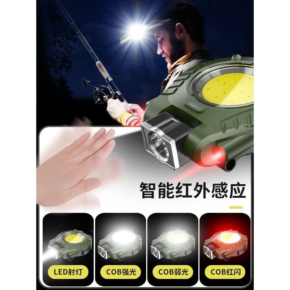 Chaveiro luz lanterna luz forte carregamento Super brilhante ao ar livre Multi-função clipe Mini luz de trabalho pequeno