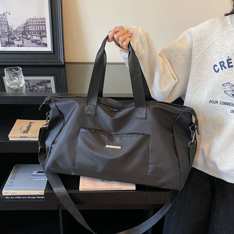 Shirui bolsa de viagem de grande capacidade feminina viagem de negócios de curta distância leve bolsa masculina esportes