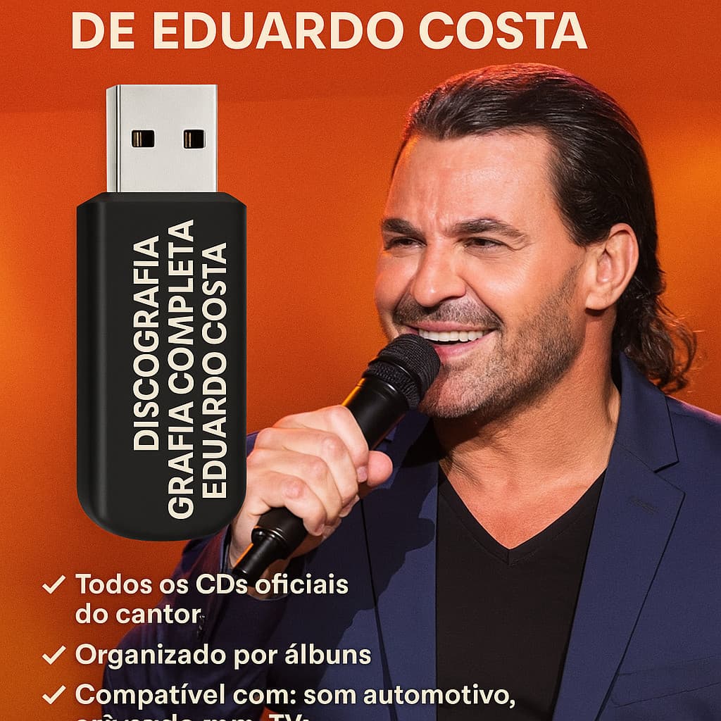 Combo - Eduardo Costa - Todos os Sucessos + Chaveiro + Brinde