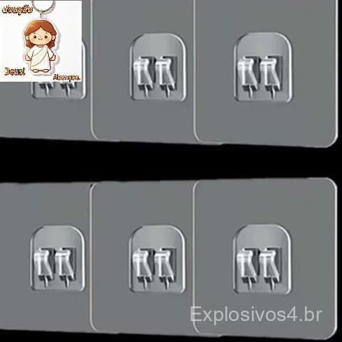 5/10/20/30 Gancho Auto-Adesivo Para Preteleita de Encaixe