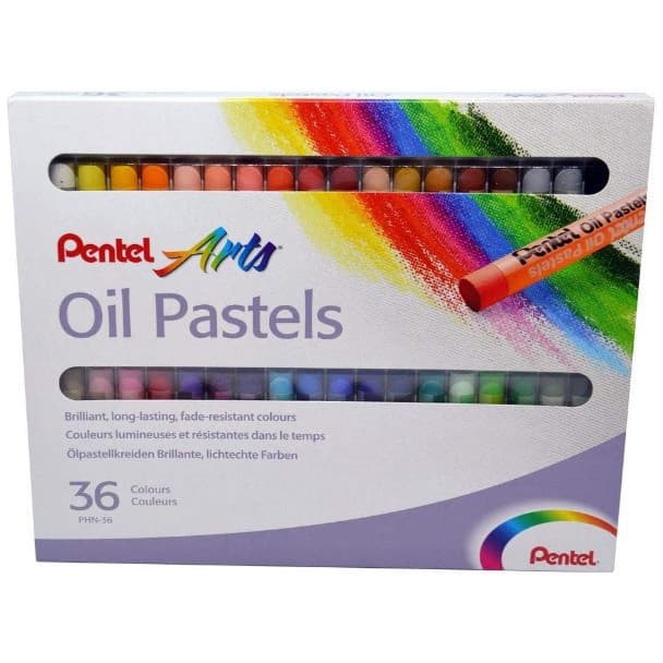 Giz Pastel a Oleo com 36 cores ref. PHN36 PENTEL