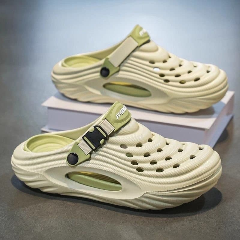 Moda All-Match sandálias masculinas atualizar importado EVA macio elástico confortável exterior usar sandálias da moda v