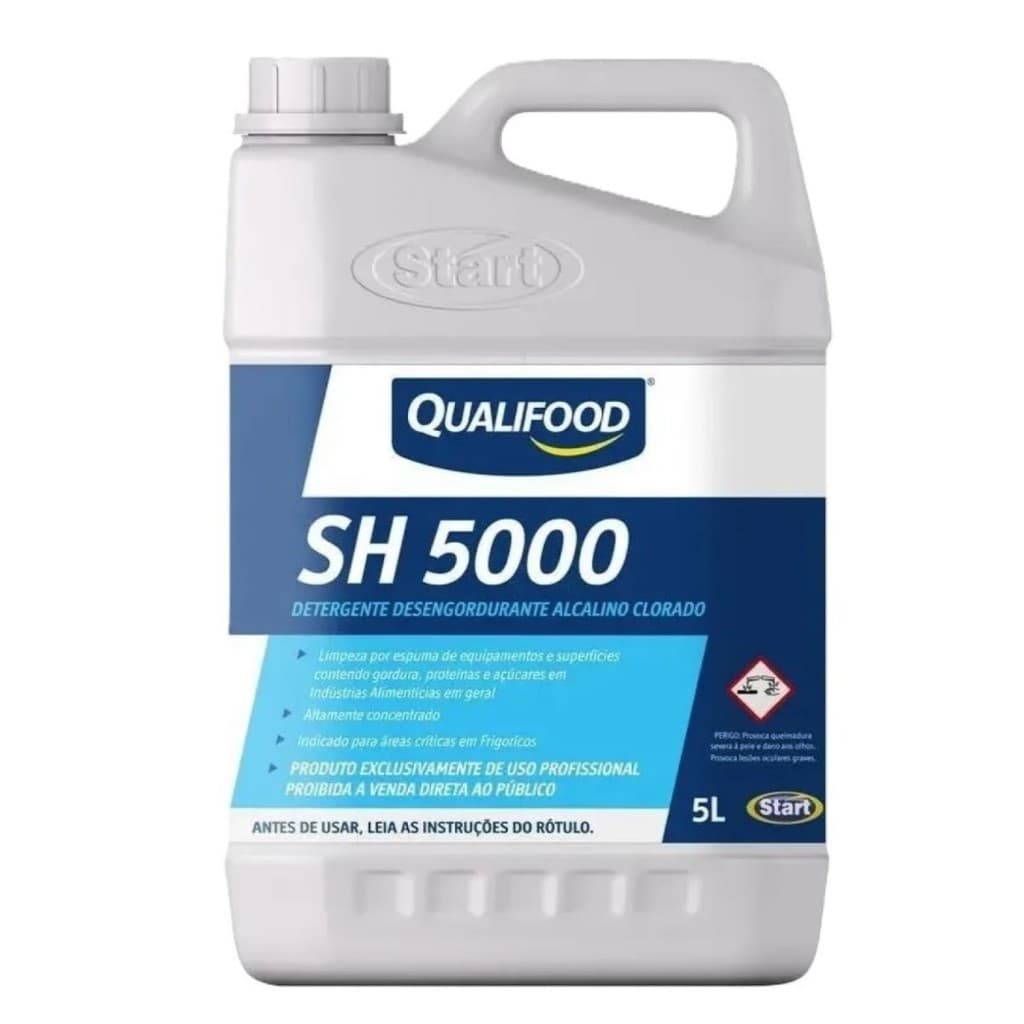 Detergente Desengordurante Clorado Qualifood SH5000 5 Litros
