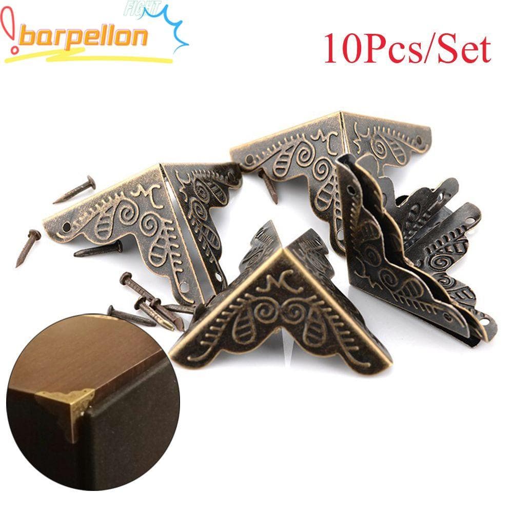 BARPELLON 10 Pcs Suportes De Canto Vintage DIY Enfeites Multi-Função Protetor De Hardware De Móveis