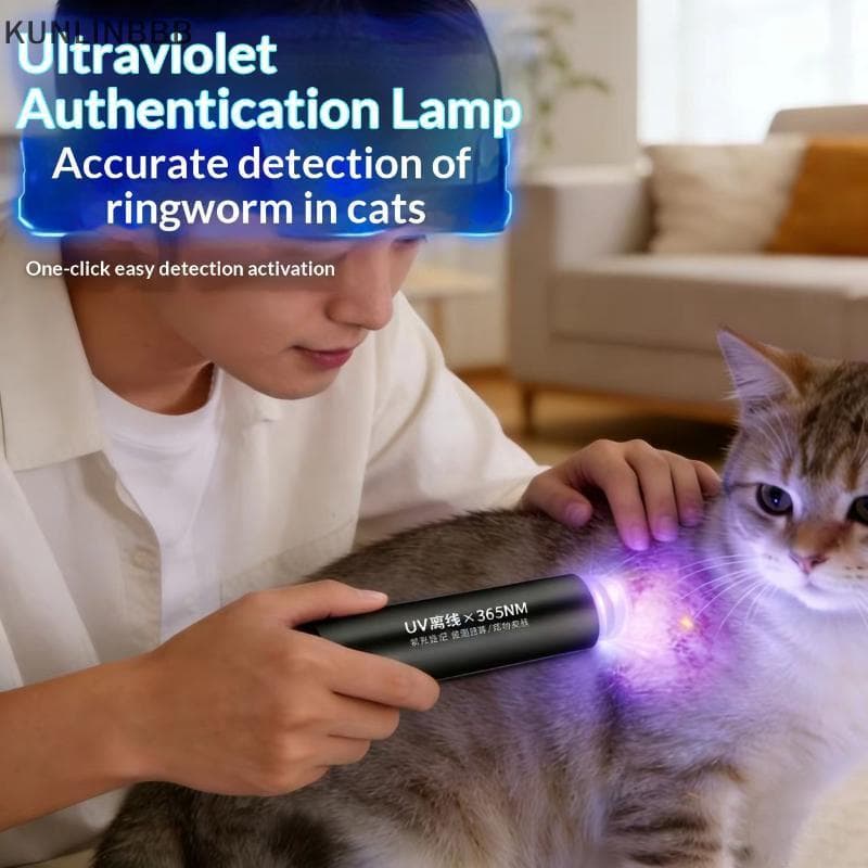 KUNLINBBB Lanterna UV Portátil 365 NM Lâmpada De Teste Ultravioleta Para Gato Cão Pet Mancha E Cama Bug BR