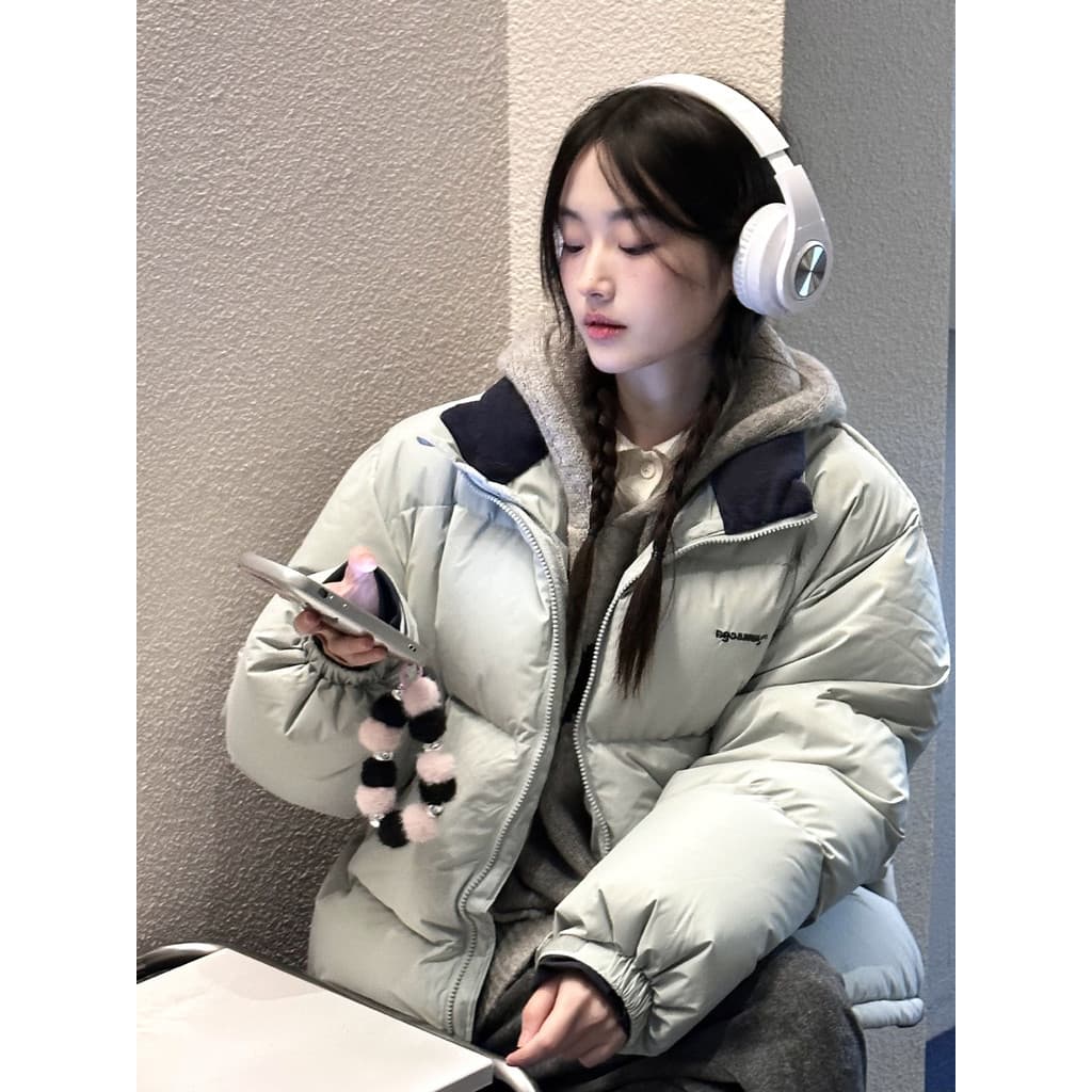 Jaqueta acolchoada feminina 2024 novo estilo inverno acolchoado jaqueta pequena jaqueta de pão estilo coreano solto casa