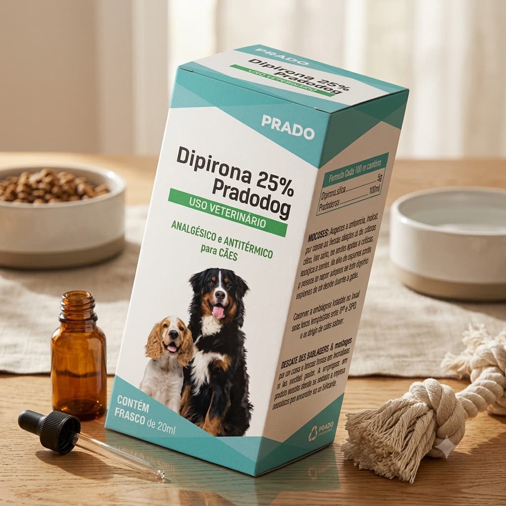 DIPIRONA EM GOTAS 20ML VETERINARIA PARA CÃES