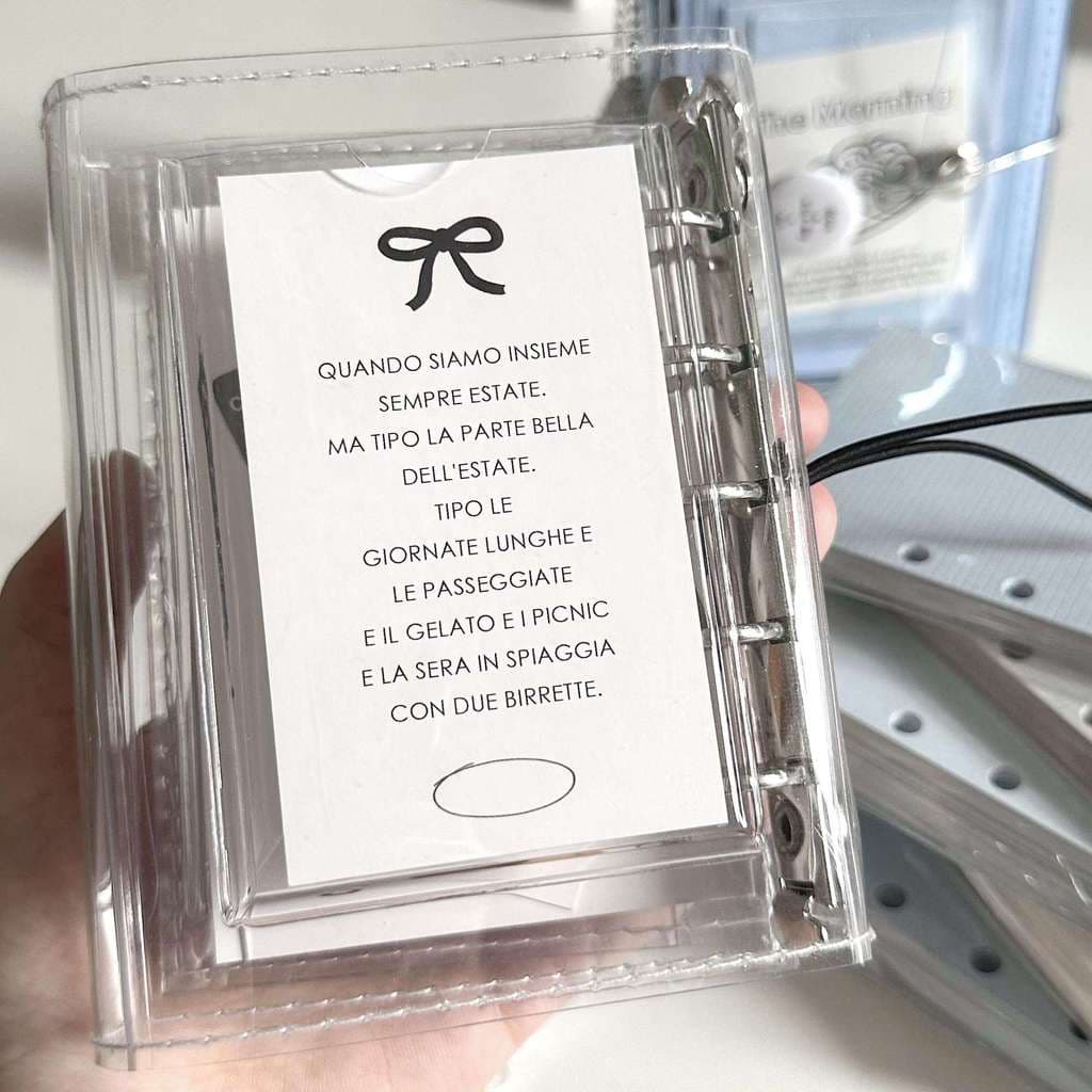 [Estoque pronto] Transparente m5 30% de desconto Manual de folhas soltas Destacável Estudantes de alto valor diy Agenda