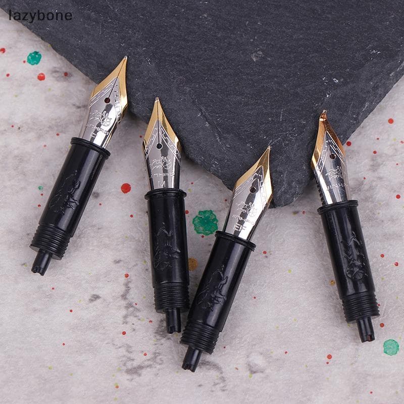 1PCS Jinhao # 5 Pontas De Caneta Tinteiro Substituídas De Metal EF/F/M Para 82 88 95 100 Mini Material De Escritório Esc