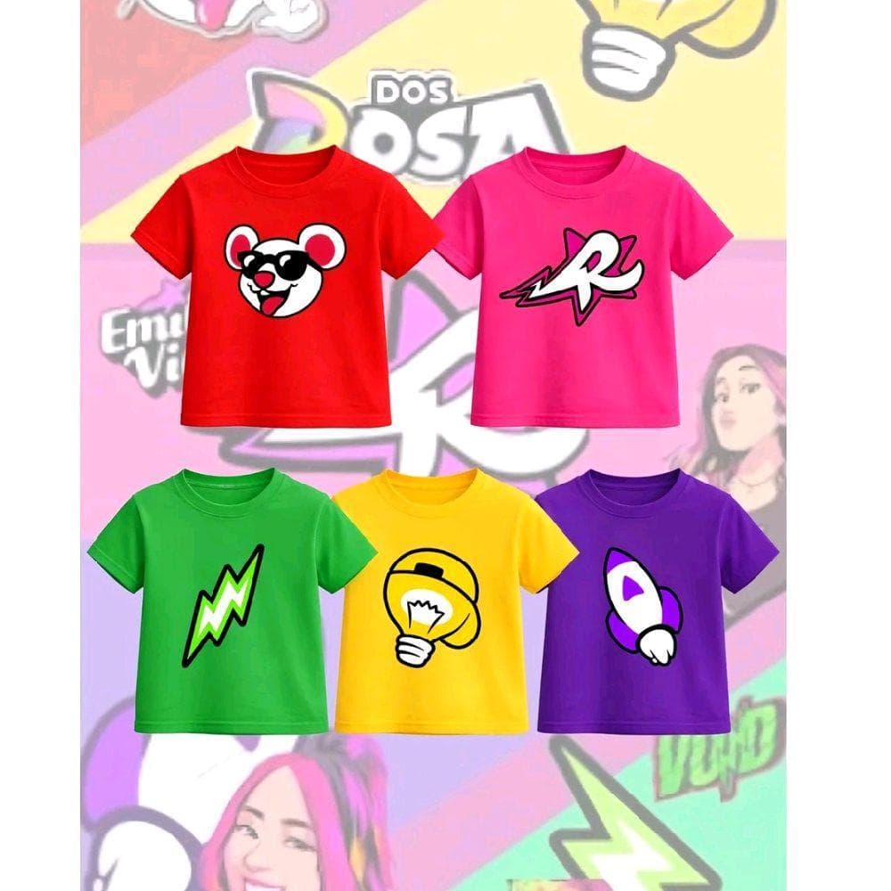 CAMISETAS OFICIAL DA EQUIPE DOS ROSAS