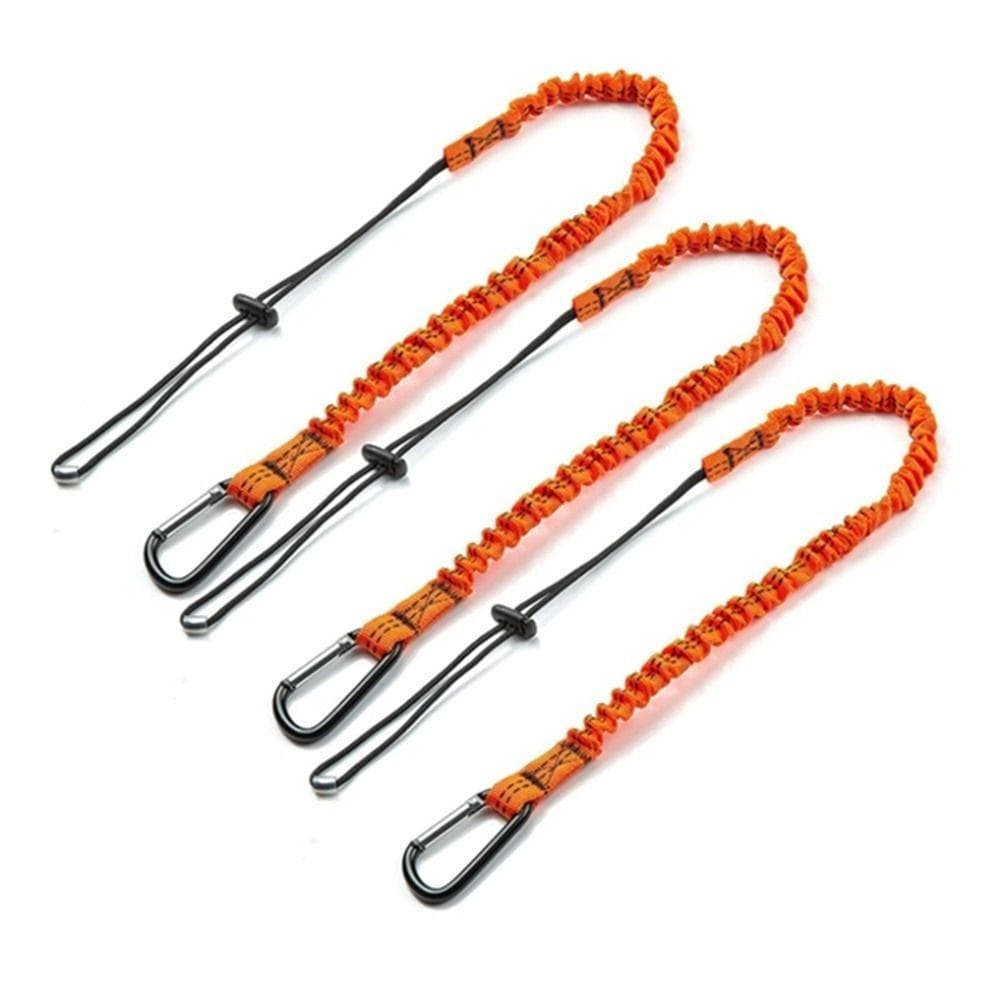 Corda de segurança elástica com função retrátil e mosquetão, corda anti-queda de nylon YXIT