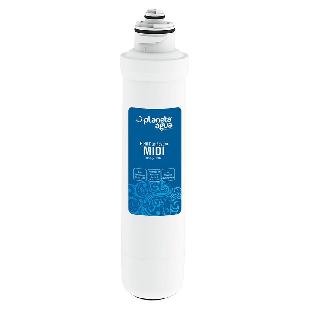 Refil Filtro Planeta Água MIDI para Purificador de Água MIDEA Compatível