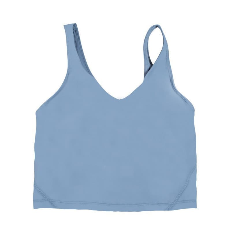 Colete padrão roupa interior Fitness sutiã esportivo volta reunir Yoga topo