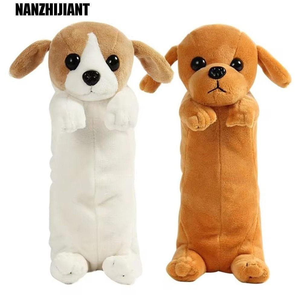 NANZHIJIANT Bolsa De Lápis Para Cachorro , Fofa Cães Armazenamento De Papelaria De Pelúcia Macia Animais