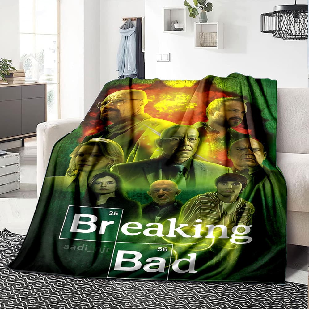 Suprimentos Para Casa Quebrando O Mau Impressão Cobertor Sala De Estar Quarto Cama Macio Presente Aniversário