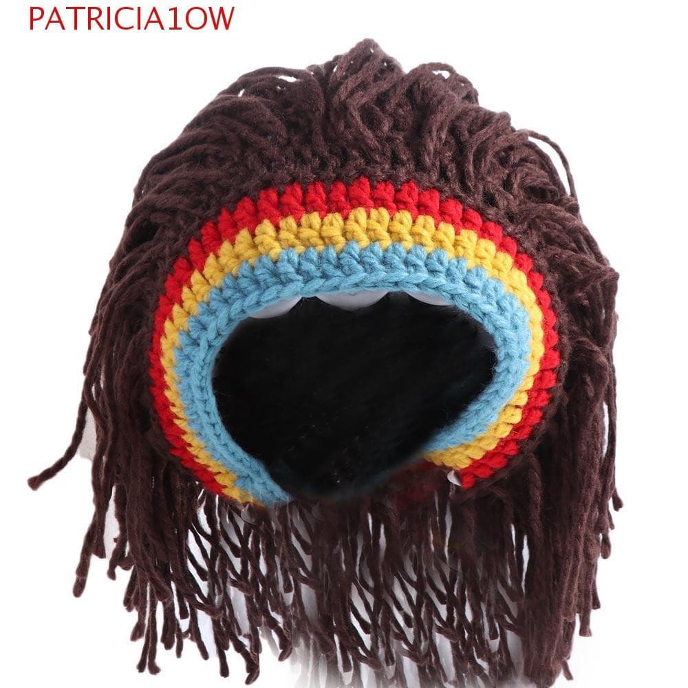Reggae Dreadlocks Peruca De Cabelo Sintético Boate Bar Acessórios Para Festa De Halloween Engraçada Balaclav