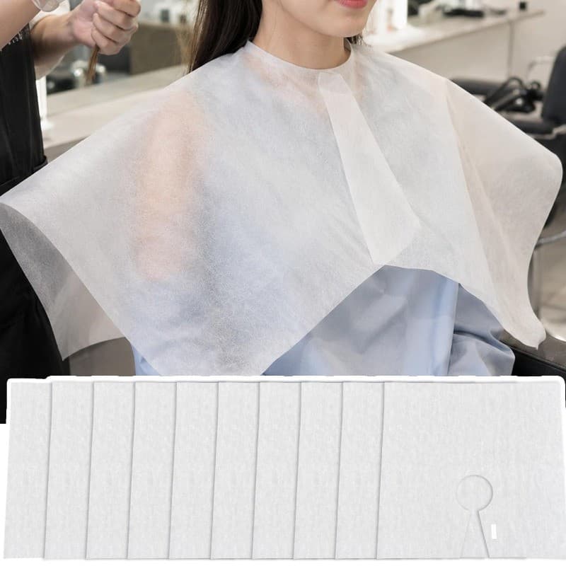 Xale Não Tecido Descartável-Capa Para Salão De Cabeleireiro-Ferramentas De Tintura Permanente Corte De Cabelo-Tingimento