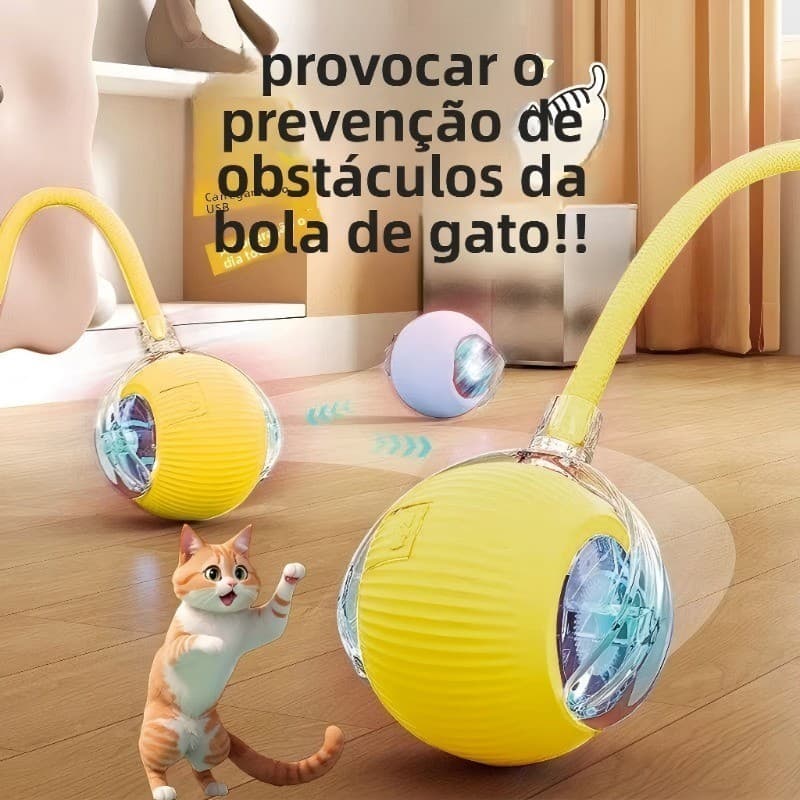 Brinquedos Inteligentes Para Gatos e cãos Bola De Rolamento Automática Cauda Falsa Recarregável Elétrico