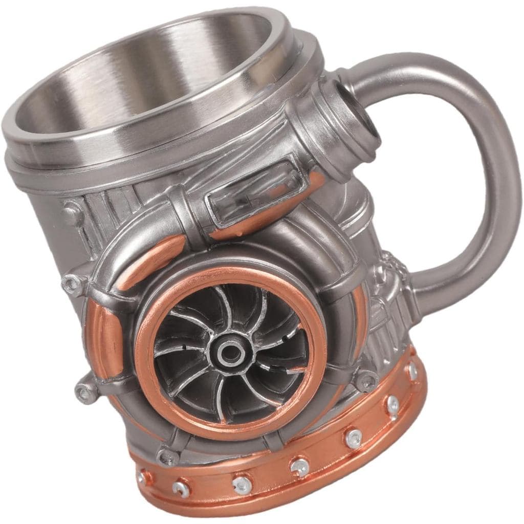 Caneca Retro com Design de Motor Mecânico para Bebidas Quentes, Caneca Decorativa Automotiva, Caneca de Café Única