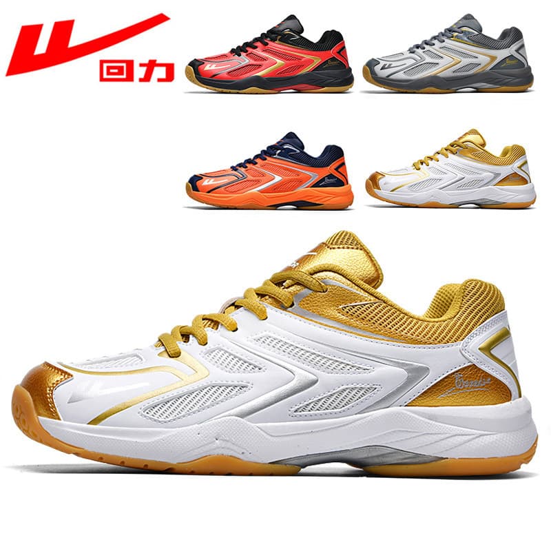 [Autêntico] Tênis de Badminton Warrior - Antiderrapante, Amortecedor, Tênis Esportivos Respiráveis para o Verão, Tênis d