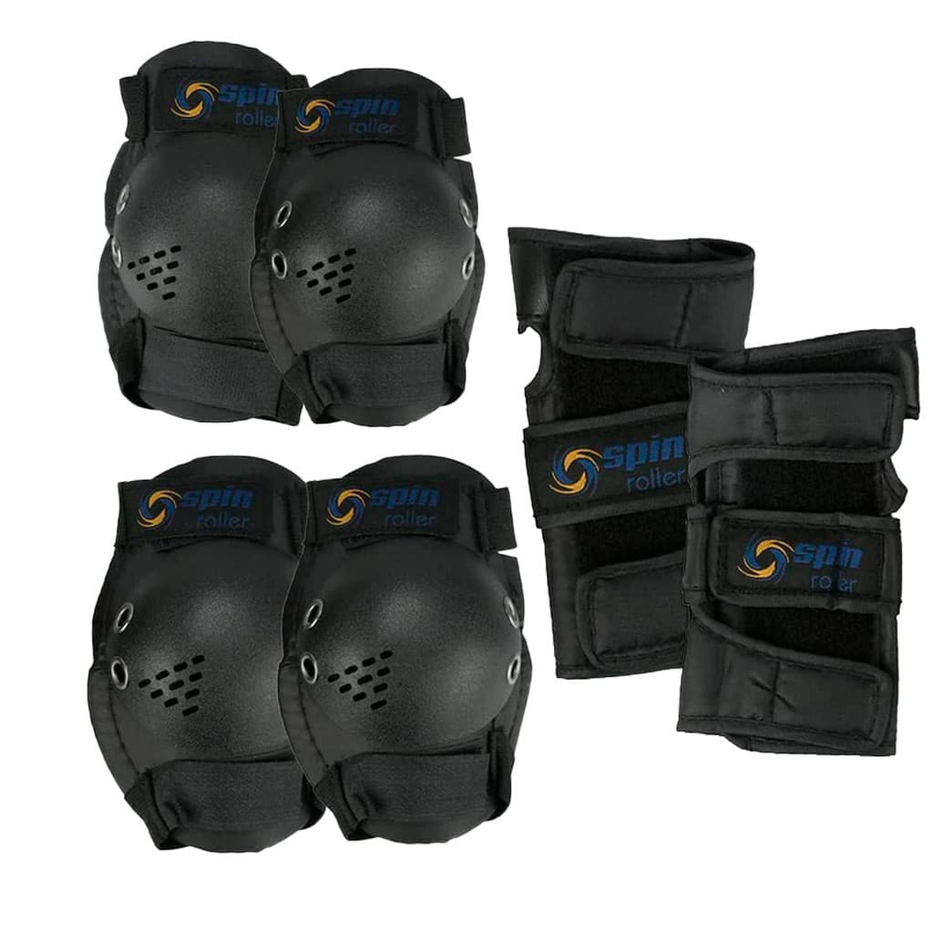 Kit Proteção Joelheira / Cotoveleira / Wrist Guard Juvenil SPIN