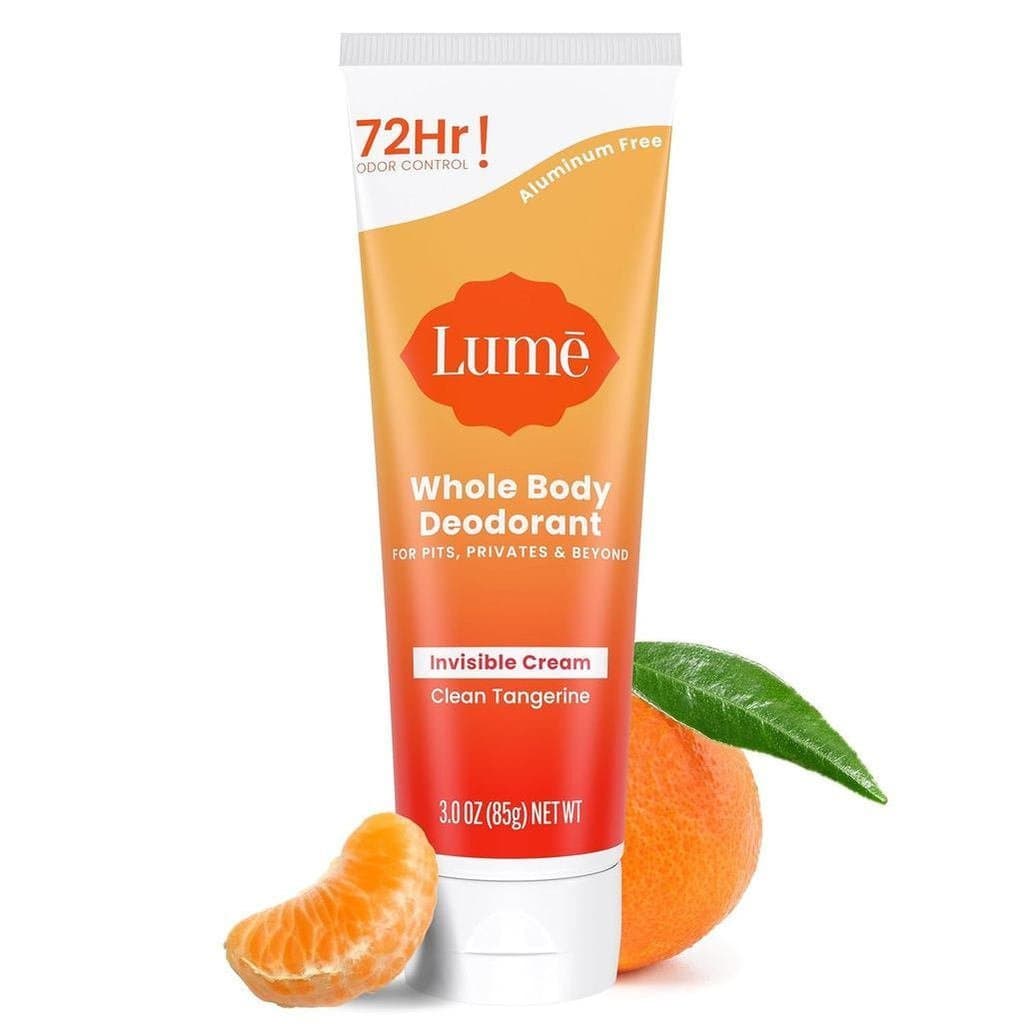 Desodorante Corporal Lume - Creme em Tubo Transparente - Controle de Odor por 72 Horas - Sem Alumínio, Sem Bicarbonato d