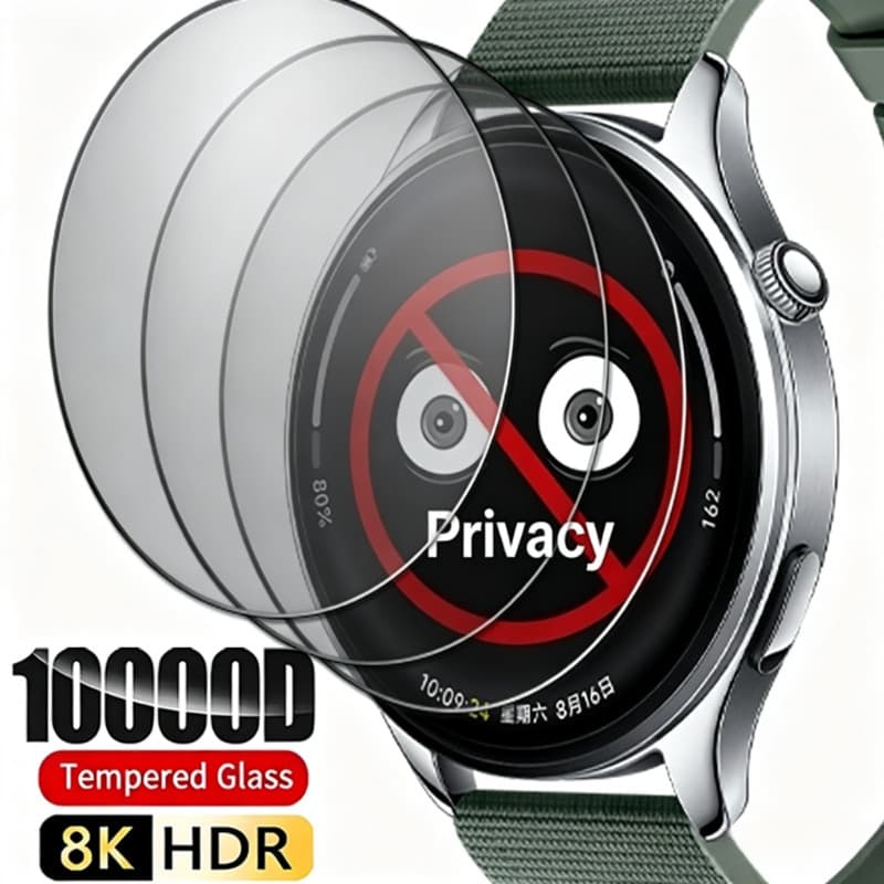 1-3 Unidades 9H Protetor De Tela De Smartwatch Relógio Inteligente De Vidro Para Xiaomi Watch S5 S4 S3 S2 Sport Color Sp