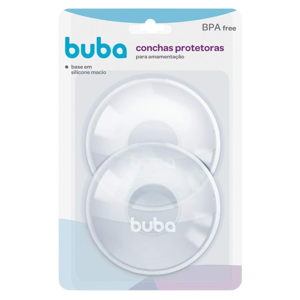 Buba Conchas Protetoras Para Amamentacao Transparente