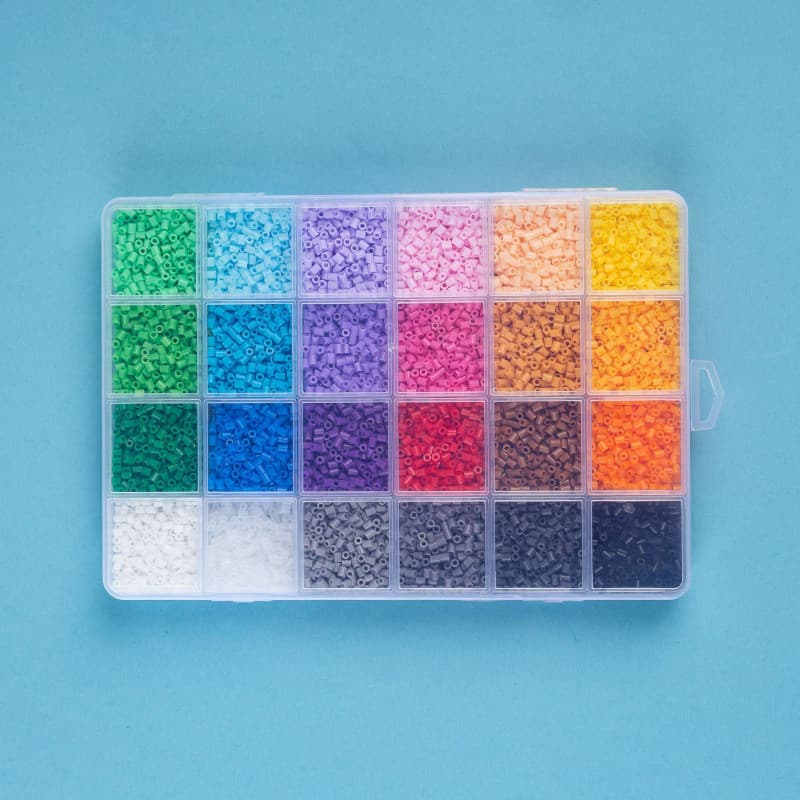 Um conjunto completo de brinquedos infantis para meninos e meninas, materiais domésticos para arte 3D com feijões DIY, u