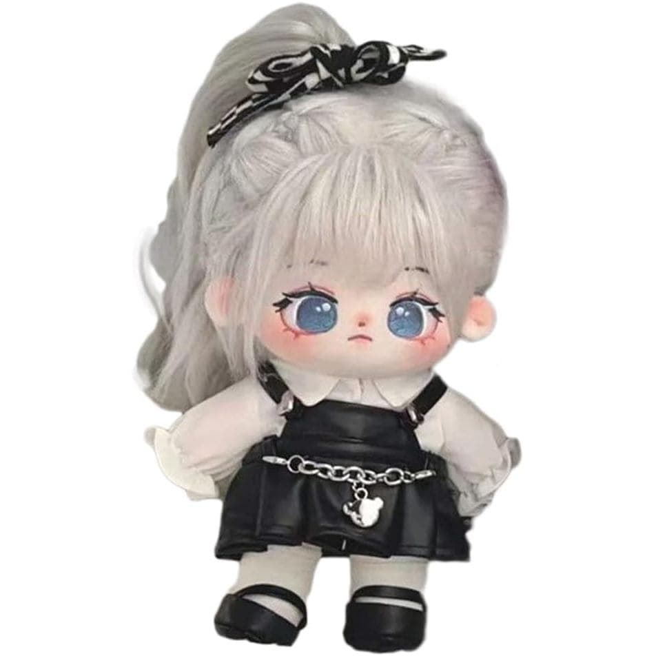 Boneco de Pelúcia de Algodão de Anime, Brinquedo Fofo e Estiloso, Conjunto de Brinquedos, Roupas para Brinquedos, Adequa