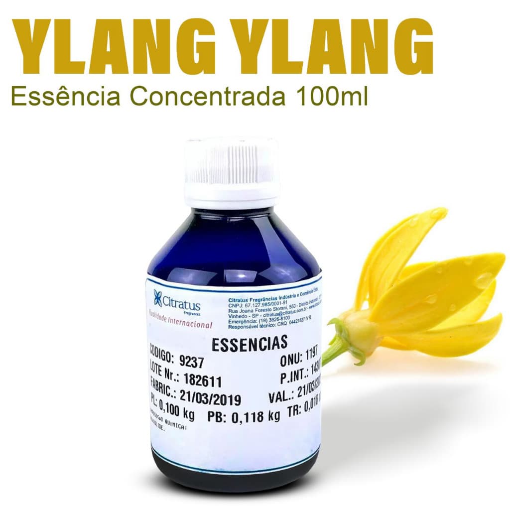 Essência Concentrada Ylang Ylang 100g - Citratus