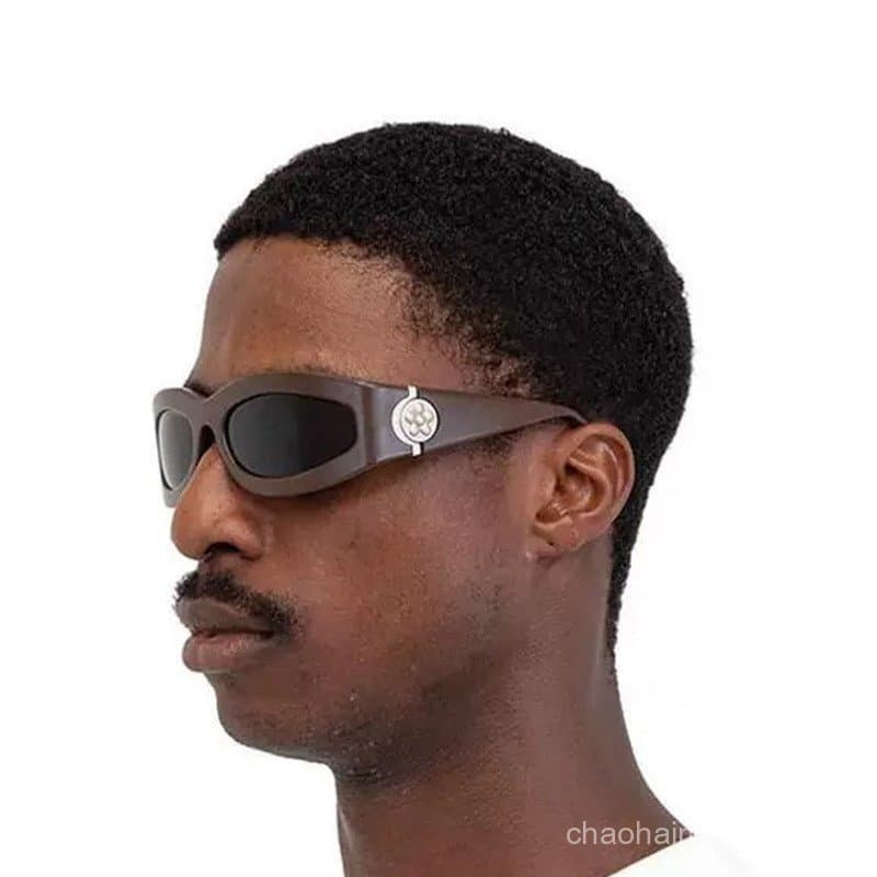 Óculos de Sol Modernos de Pequena Armação Estilo INS Óculos de Sol de Borda Estreita Estilo de Rua Lentes de Óculos Vers