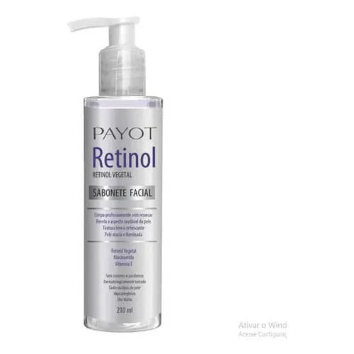 Sabonete Facial Retinol Payot 210ml Limpeza Pele Rosto
