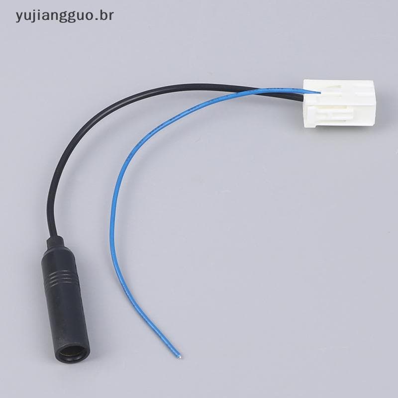 # Novo Adaptador De Antena De Rádio De Carro Cabo De Áudio Macho Para Reverso Estéreo .