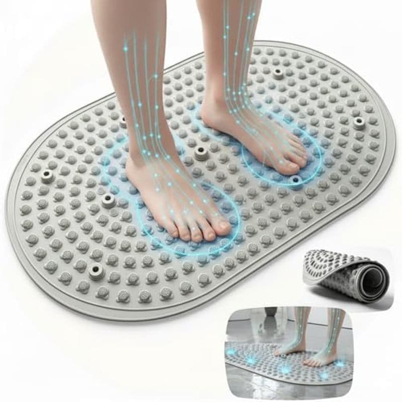 KAELIS Atualizado Líquido Silicone Acupressão Reflexologia Tapete De Massagem Para Pés | De Ponto De Pressão , Alívio Da
