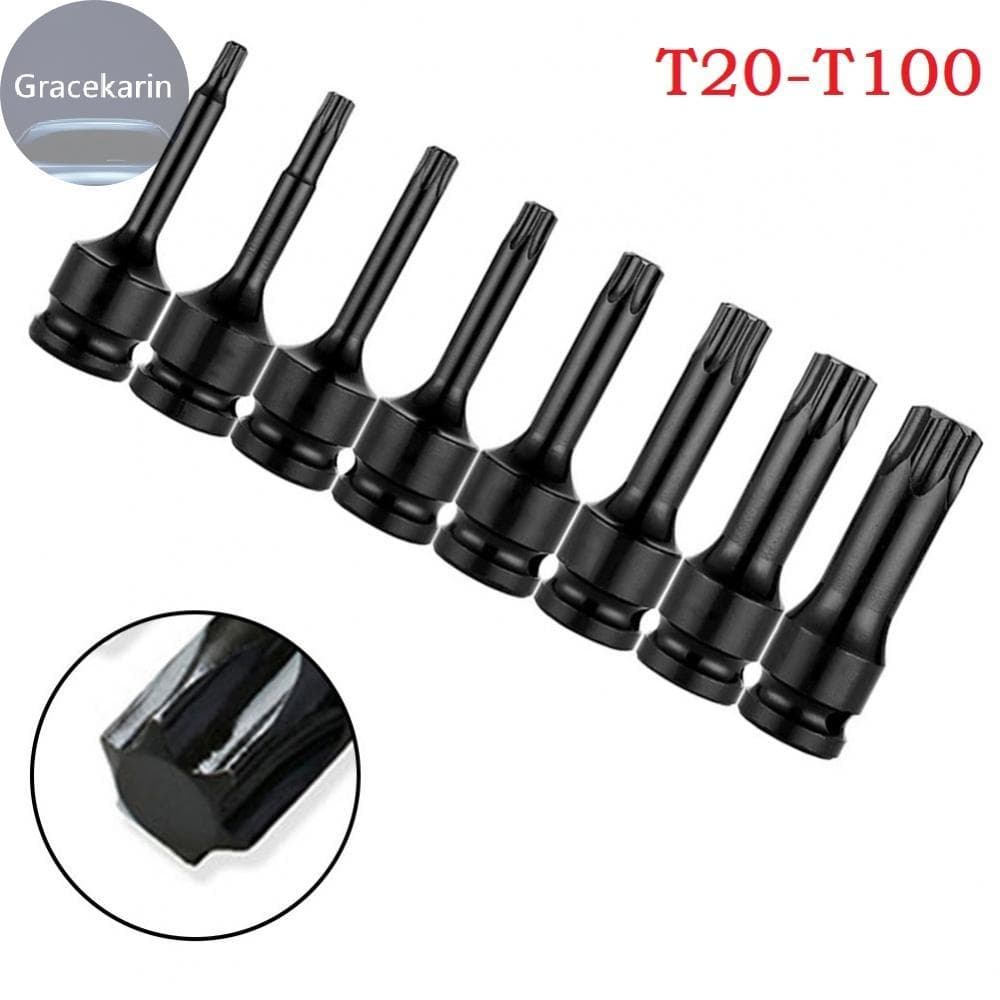 Adaptador De Soquete De Broca Hexagonal Torx De 12 Polegadas Compatível Com Várias Especificações