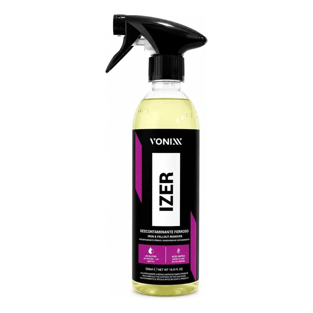 Izer Vonixx 500ml Remove Ferrugem Ph Neutro Limpa Rodas